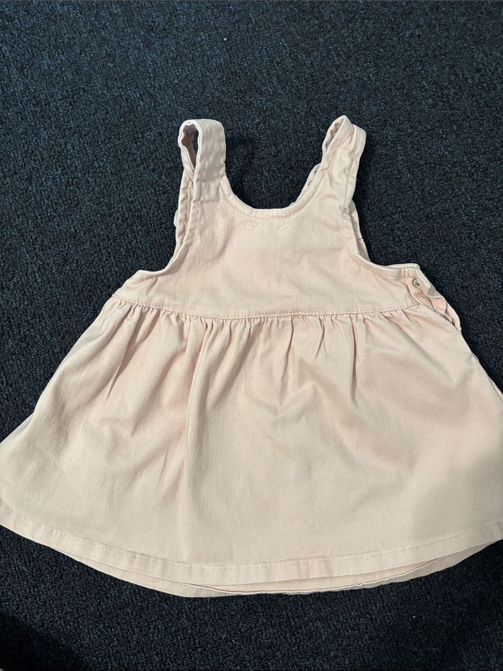 Soft Pink Girls' Cotton Tank Top Dress